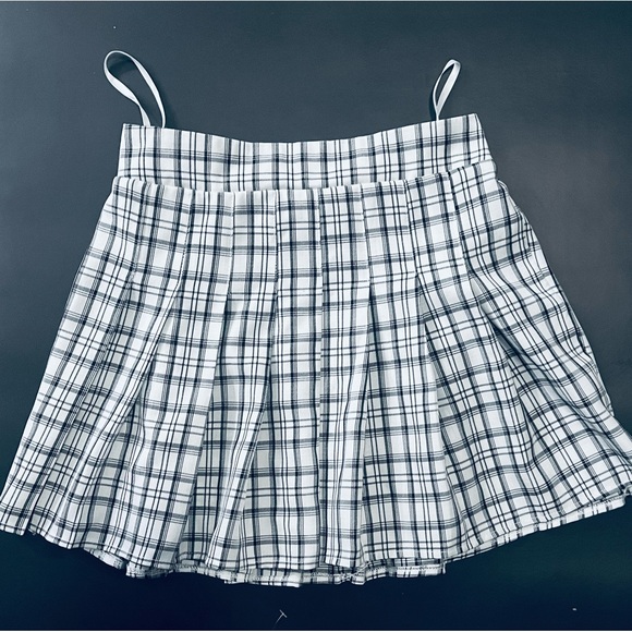 Cotton Candy LA Plaid Mini Skirt - Picture 2 of 3